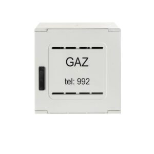 Szafka gazowa naścienna średniego ciśnienia PSG DPT600 - jasny szary