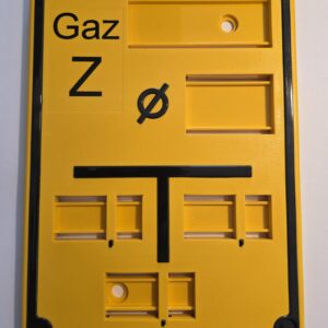 Tabliczka orientacyjna wymienna 20cmx14cm GAZ "Z" ST-IGG-1004:2015