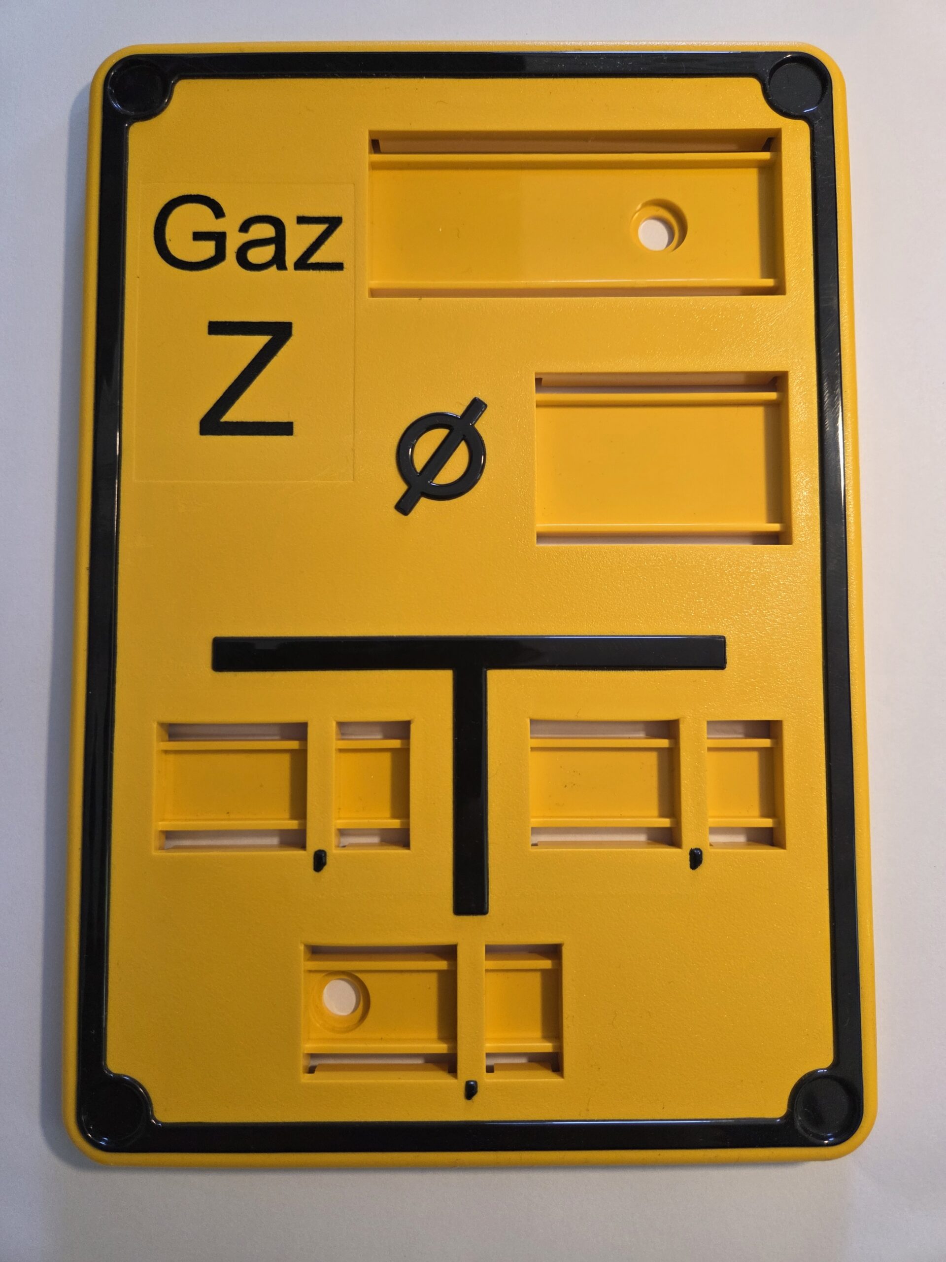 Kostka do tabliczki wymiennej cyfra"6"duża ST-IGG-1004:2015 - obrazek 2