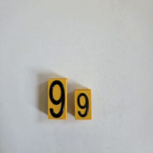 Kostka do tabliczki wymiennej cyfra"9"mała ST-IGG-1004:2015