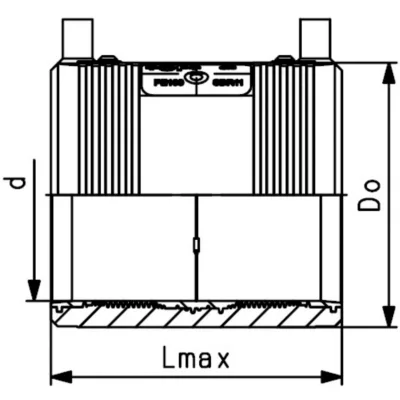 +GF+ Mufa elektrooporowa PE 100 SDR11 DN 75 Elektromufa ELGEF Plus - obrazek 2