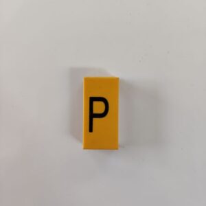 Kostka do tabliczki wymiennej litera"P"duża ST-IGG-1004:2015