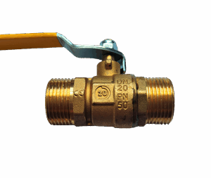 KUREK SFERYCZNY KULOWY DO GAZU DN 20 GWINT DN 25-1" cal GAZOMETKA ZZ