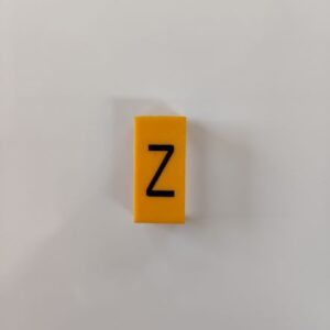 Kostka do tabliczki wymiennej litera"Z"duża ST-IGG-1004:2015