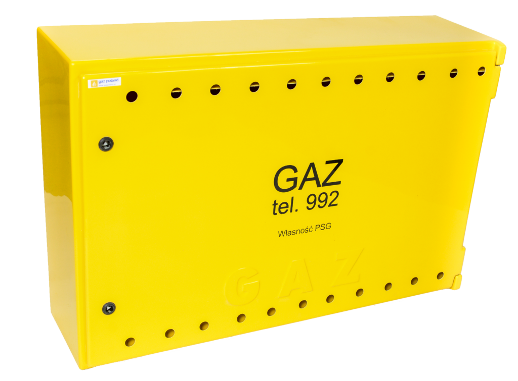 Szafka gazowa żółta 1000x700x400mm