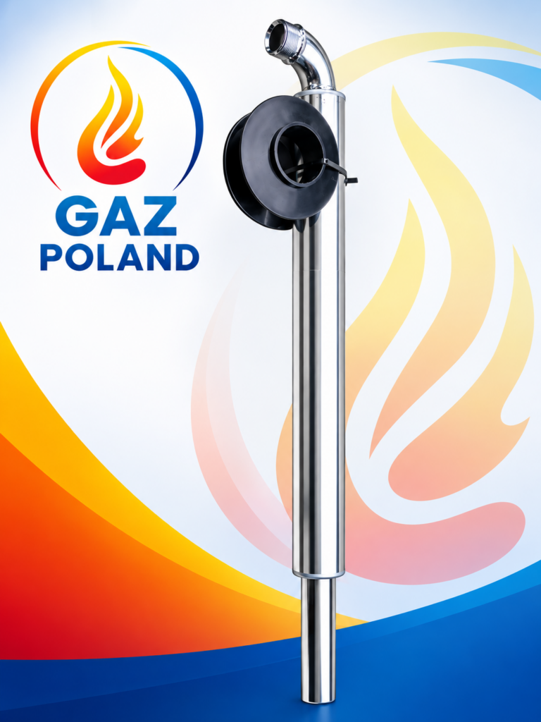Przejście do gazu LPG przez ścianę dn25
